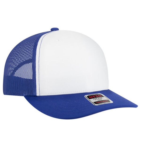 OTTO CAP Seamless 6 Panel Mid Profile Mesh Back Trucker Hat Thumbnail