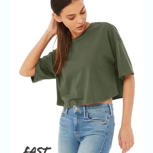 Fast Fashion Women's Jersey Cropped Tee Thumbnail