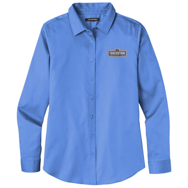 Port Authority® Ladies Long Sleeve SuperPro React  Thumbnail